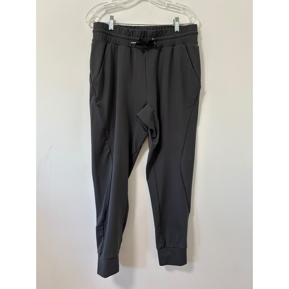 BYLT Premium Basics Active Jogger Mens Medium Charcoal Gray Stretch Pants M